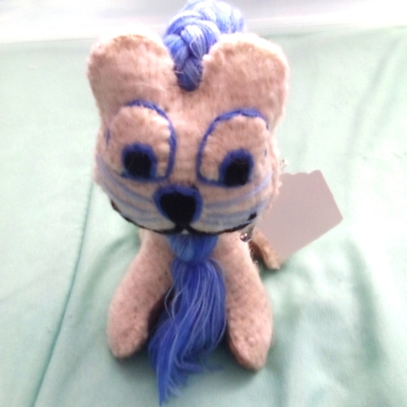 Plush wool embroidery handmade cat ( Box JK ) - Picture 1 of 5
